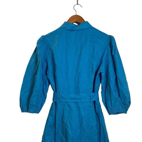 NWT! Passion Fusion blue cotton & hemp dress - Picture 8 of 9
